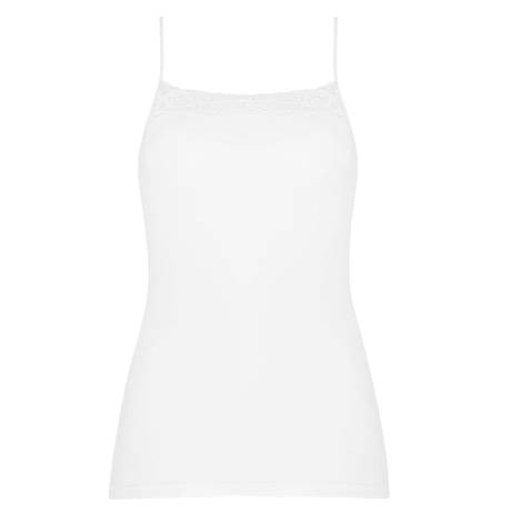 HANRO Caraco en coton Moments Blanc