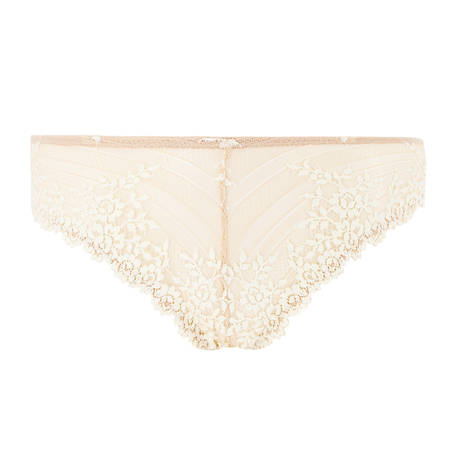 WACOAL Tanga en dentelle Embrace Lace Naturally Nude/Ivoire