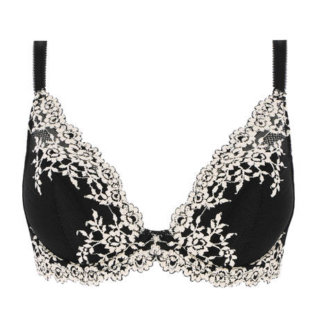 WACOAL Lace Padded triangle bra Embrace Lace Black/White
