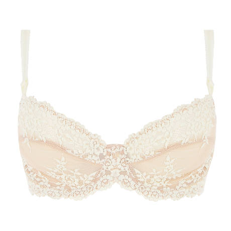 WACOAL Lace Full-cup bra Embrace Lace Naturally Nude/Ivoire