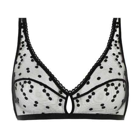 SIMONE PÉRÈLE Triangle bra Party Black