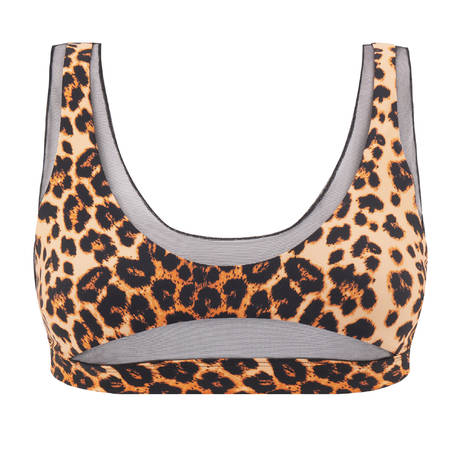AGENT PROVOCATEUR Bralette bikini top Zaro Leopard
