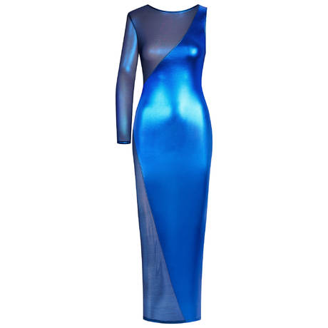 ♥️ brille Ange de brille mini dress ベージュ♥️ Asymmetrical long dress Maison Close Blue Angel