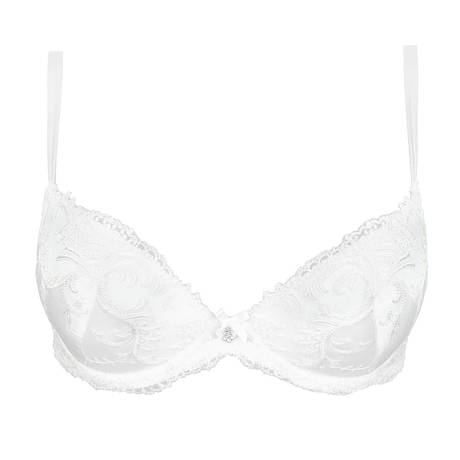 LISE CHARMEL Silk padded bra Splendeur Soie Ecru Nacre
