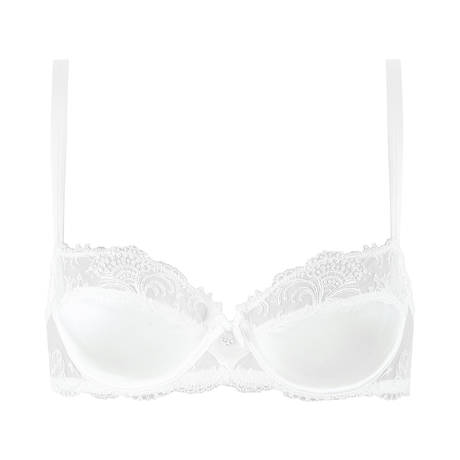 LISE CHARMEL Soutien-gorge corbeille en soie Splendeur Soie Ecru Nacre