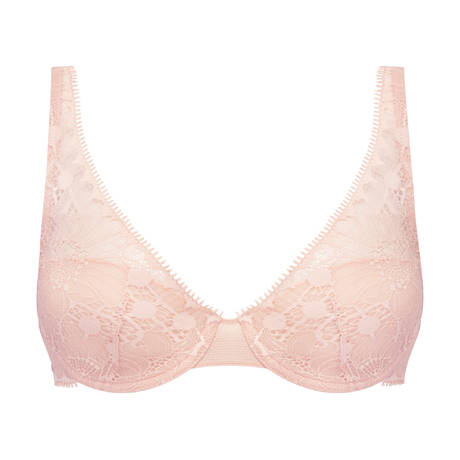 CHANTELLE Soutien-gorge triangle coques en dentelle Day to Night Beige Doré