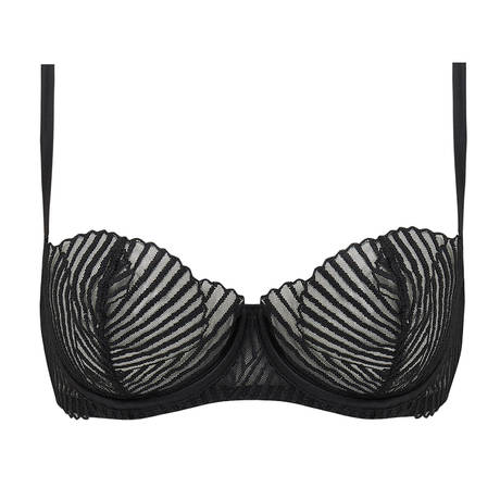 COCO DE MER Demi-cup bra Athena Black