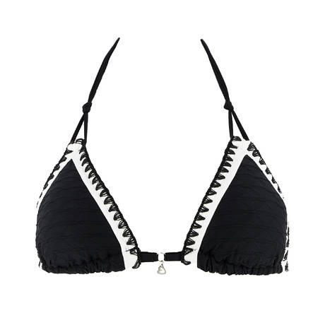 BANANA MOON Triangle bikini top Bluco Allchic Black