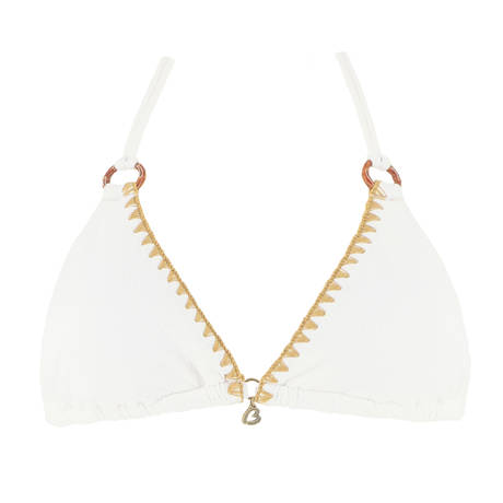 BANANA MOON Triangle bikini top Yero Santafe Ecru