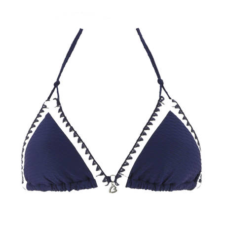 BANANA MOON Triangle bikini top Bluco Allchic Marine