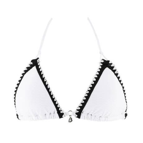 BANANA MOON Triangle bikini top Bluco Allchic White