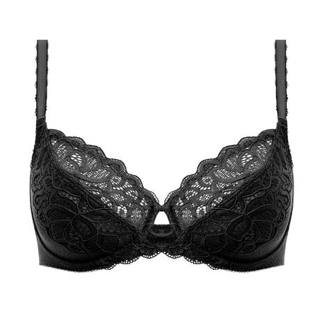 WACOAL Lace full-cup bra Raffiné Black