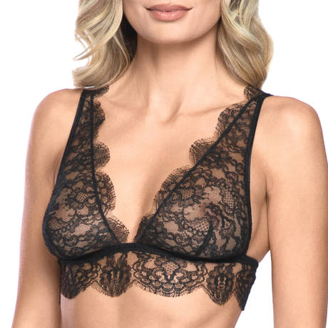 I.D. SARRIERI Soutien-gorge triangle en dentelle LA Nights Noir