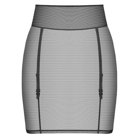 MAISON CLOSE Jupe porte-jarretelles L'Amoureuse Dahlia Noir