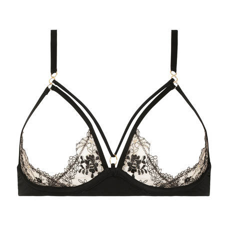 ATELIER AMOUR Ouvert bra Après-Minuit Black
