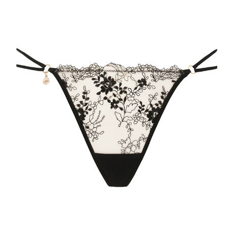 ATELIER AMOUR Thong Après-Minuit Black