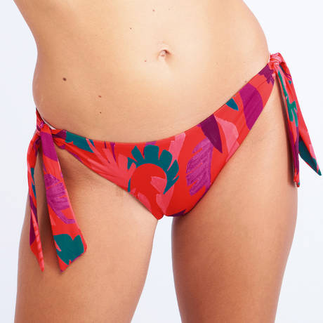 LIVIA Bikini bottoms Brief ficelles Juste Colorea Papaye