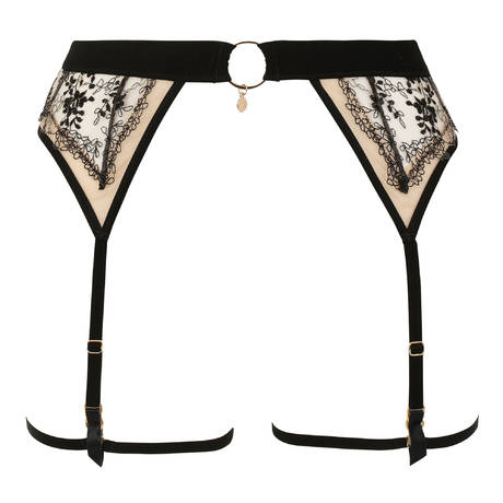 ATELIER AMOUR Garter belt Après-Minuit Black