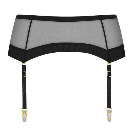 MAISON CLOSE Garter belt with removable suspenders Corps à Corps Noir Doré