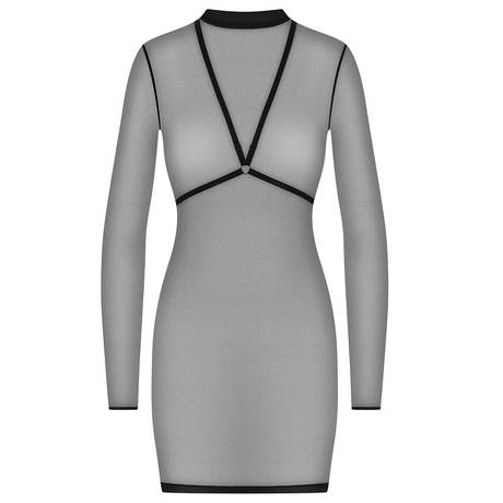 MAISON CLOSE Dress with removable harness Corps à Corps Noir Doré