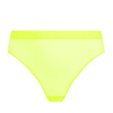 MAISON CLOSE High-waisted thong Corps à Corps Néon Jaune Fluo