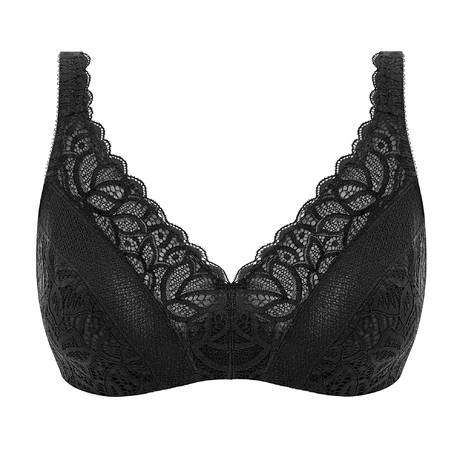 WACOAL Lace minimizer bra Raffiné Black