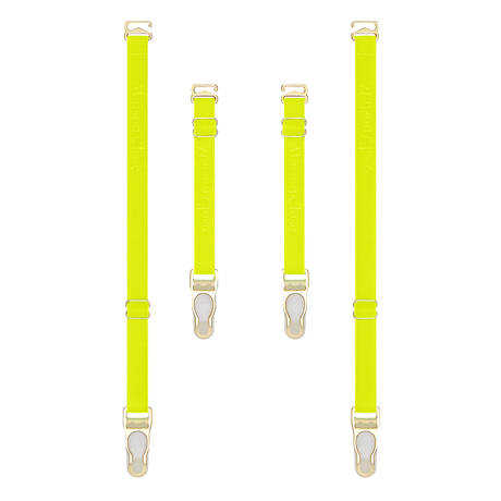 MAISON CLOSE Suspenders Corps à Corps Néon Jaune Fluo