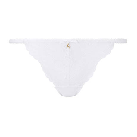 GOSSARD Tanga en dentelle Superboost Lace Blanc