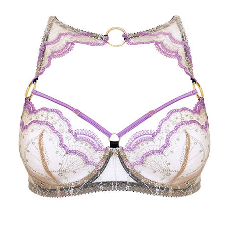 EDGE O' BEYOND Soutien-gorge balconnet Abi Amethyst Argent