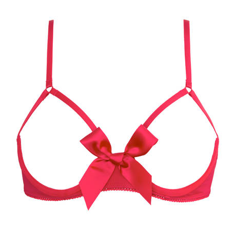 MAISON CLOSE Soutien-gorge ouvert Le Petit Secret Rouge