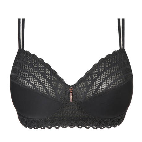 PRIMADONNA TWIST Lace wireless bra East End Charcoal
