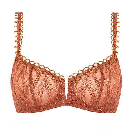 VALERY Balconette bra Arabian Night Terracotta
