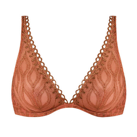 VALERY Underwires triangle bra Arabian Night Terracotta