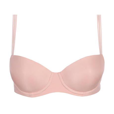 MARIE JO Invisible Padded balconette bra Louie Powder Rose