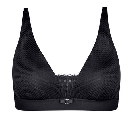 TRIUMPH Lace wireless bra Aura Spotlight Black