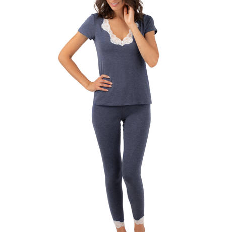 2 pieces set ANTIGEL Simply Perfect Bleu Chiné Nacre