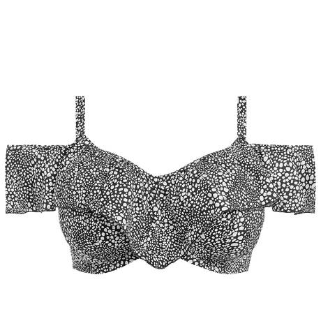 ELOMI Underwire bikini top Pebble Cove Black