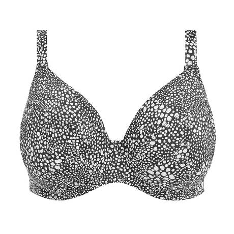 ELOMI Full cup bikini top Pebble Cove Black
