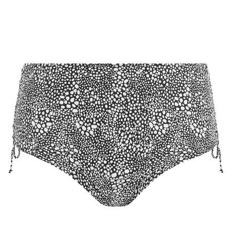 ELOMI High-waisted bikini bottom Pebble Cove Black