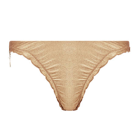 AGENT PROVOCATEUR Brazilian bikini bottom Berry Gold