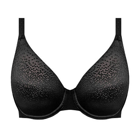 WACOAL T-shirt bra Back Appeal Black