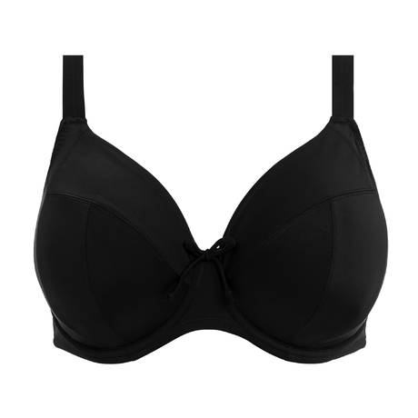 ELOMI Full cup bikini top Plain Sailing Black