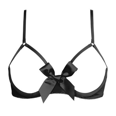 MAISON CLOSE Soutien-gorge ouvert Le Petit Secret Noir