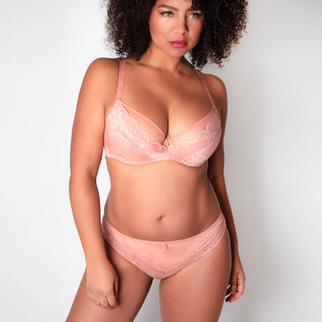 2 pieces set CHANTELLE Midnight Flowers Pêche Melba