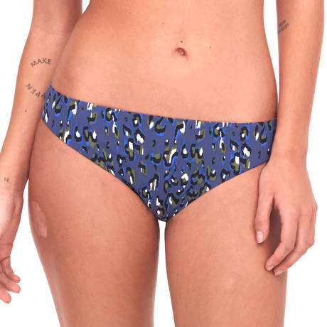 CHANTELLE Bikini bottoms Brief Eos Léopard Bleu
