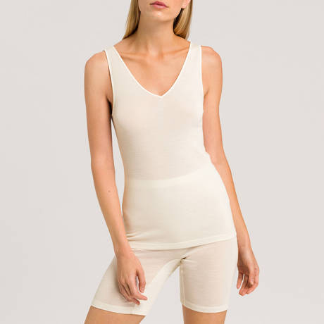 2 pieces set HANRO Woolen silk Cygne