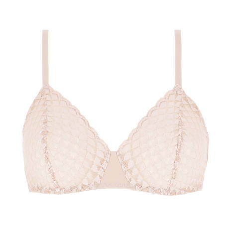 SIMONE PÉRÈLE Wireless triangle bra Subtile Peau Rosée