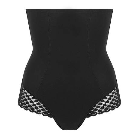 SIMONE PÉRÈLE Culotte extra haute gainante Subtile Noir