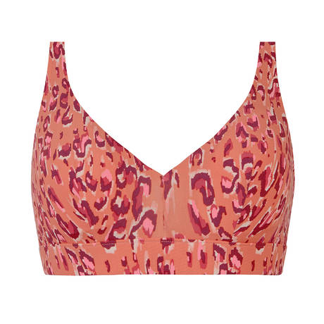 CHANTELLE Triangle bikini top Eos Léopard Orange