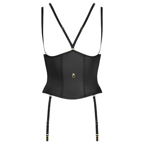 MAISON CLOSE Garter belt waist cincher Chambre Noire Black